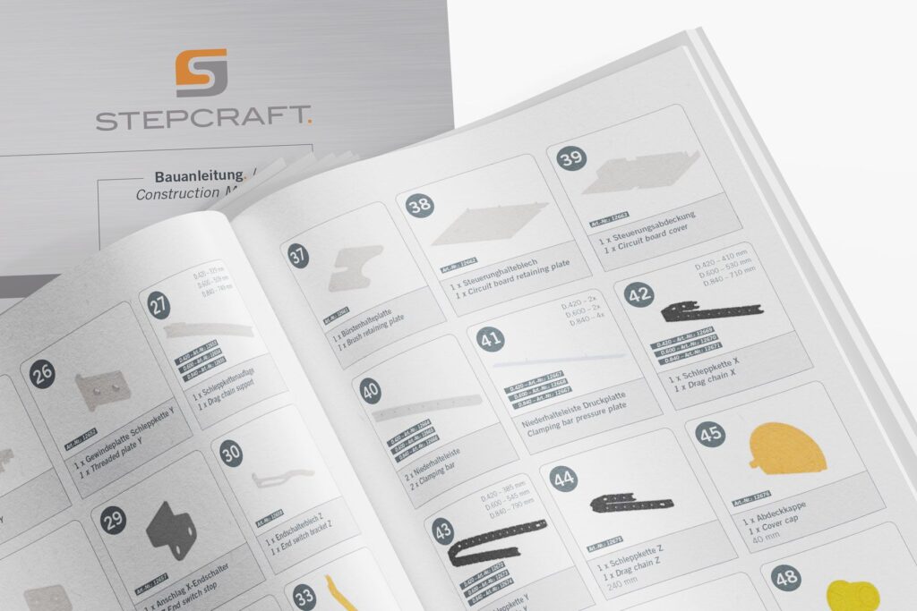 CNC-Bausatz Bauanleitung Stepcraft