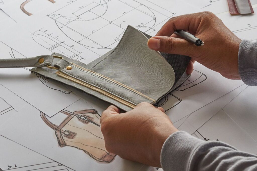 DIY Ledertasche
