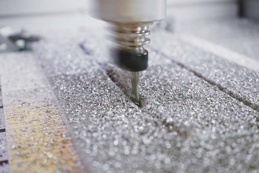 vorschubgeschwindigkeit Aluminium fräsen CNC Maschine