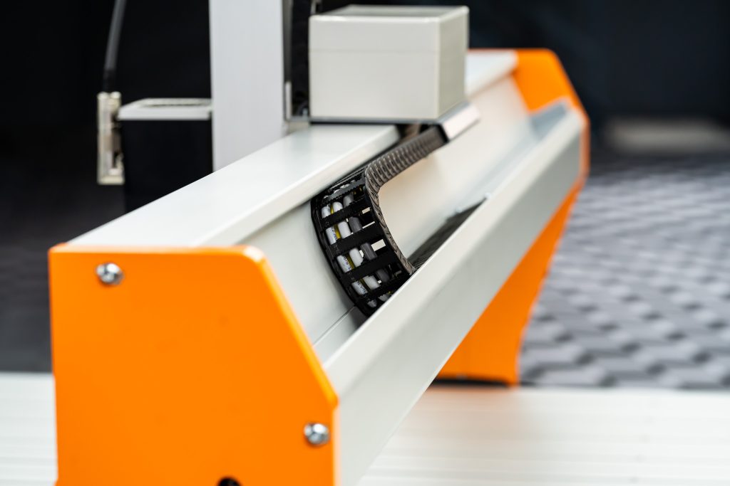 Detailaufnahme Schleppkette Q.408 Fräsmaschine